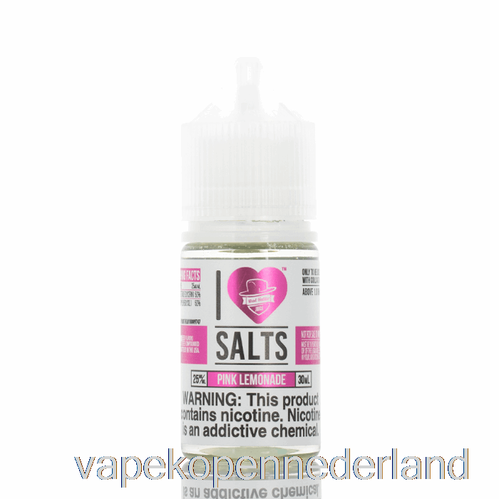 Elektronische Sigaret Vape Roze Limonade - Ik Hou Van Zouten - 30 Ml 50 Mg